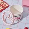 Uncovered cartoon desktop trash can, mini trash can on the table, creative home living room coffee table, small wastebasket storage bucket Specification image